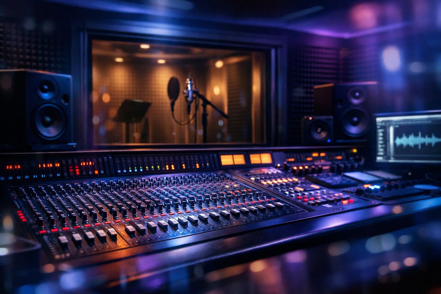 Studio d'enregistrement professionnel